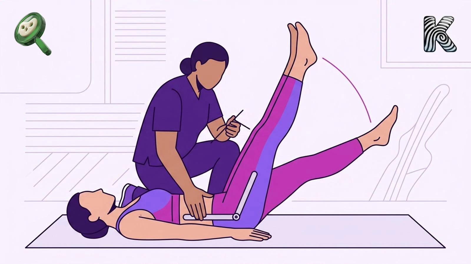 Abaissement des jambes : mesurer le contrôle du bassin, pas diagnostiquer
