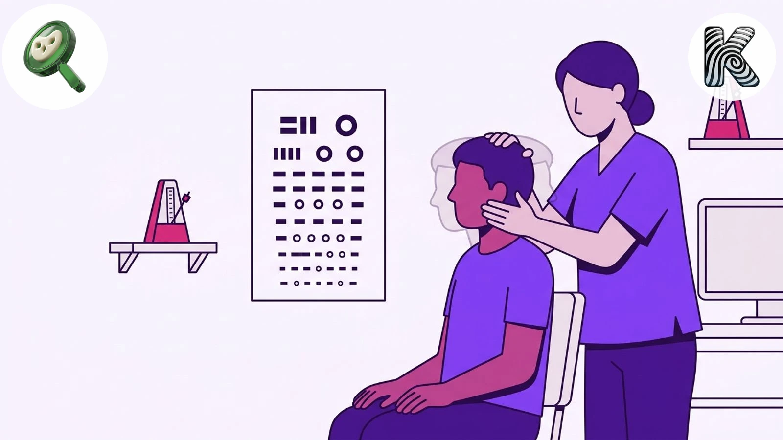 Acuité visuelle dynamique : un test de l’oreille interne avant d’être un test du cou