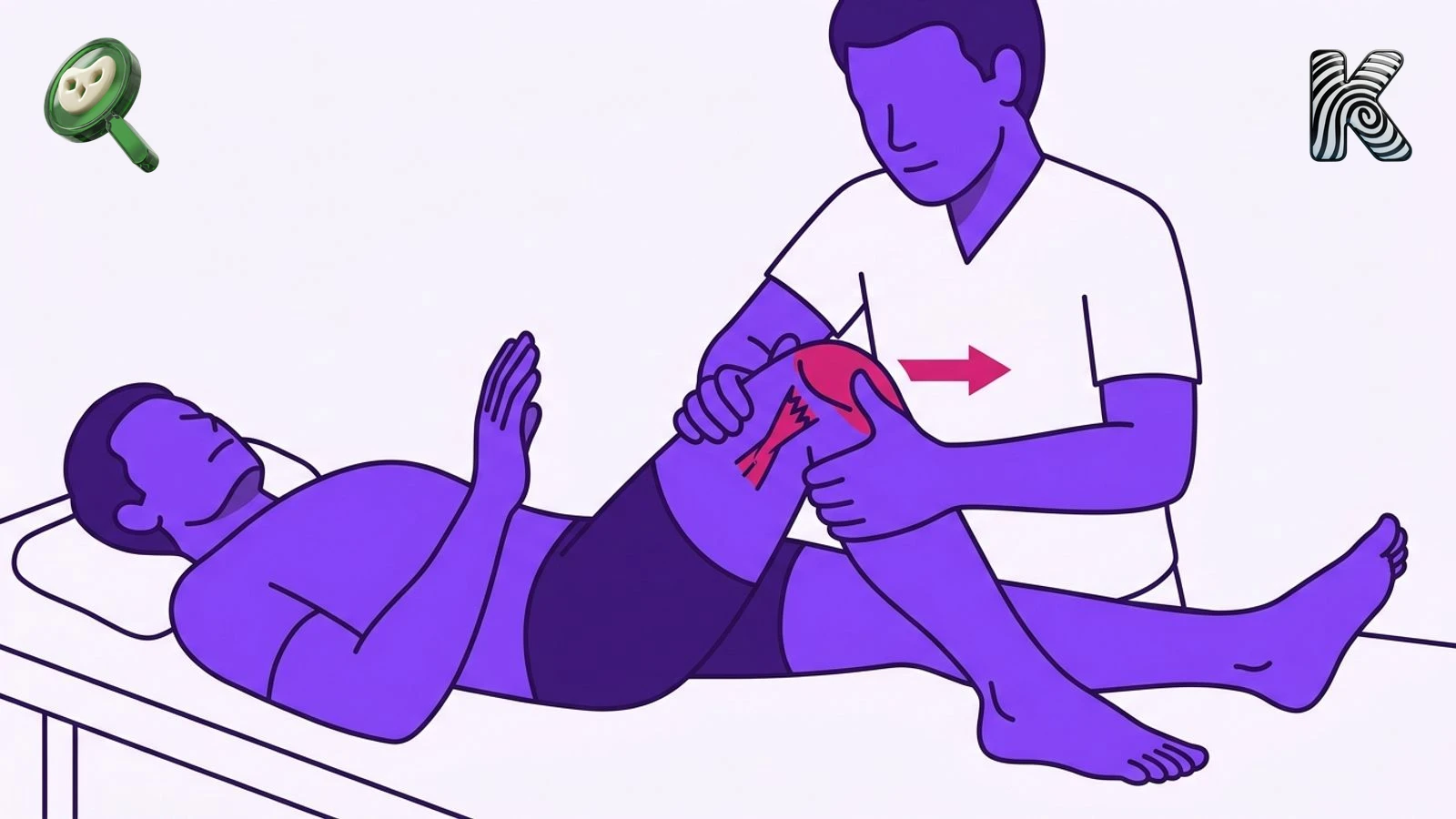 Appréhension patellaire : chercher la peur, et tester en mouvement
