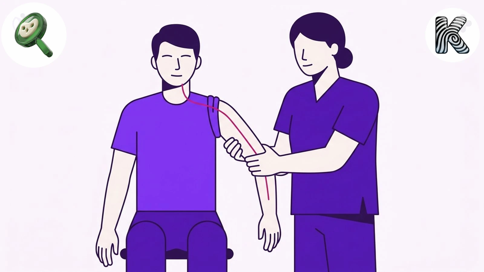 Arm Squeeze : départager le cou et l’épaule en serrant le bras