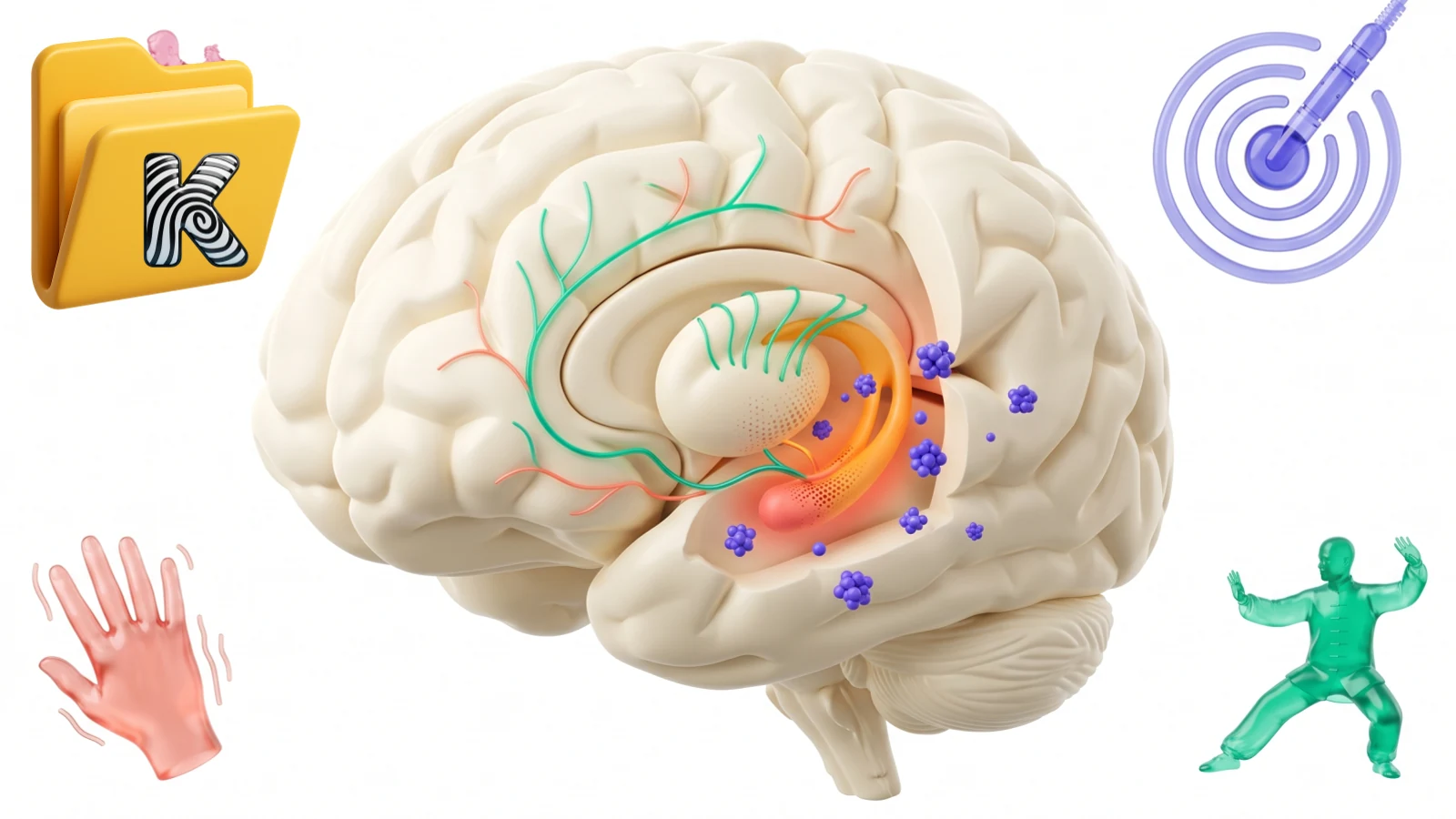 Maladie de Parkinson : le guide exhaustif (physiopathologie α-synucléine, lévodopa moderne, SCP, ultrasons focalisés, danse, observation d'action, robotique + RV)