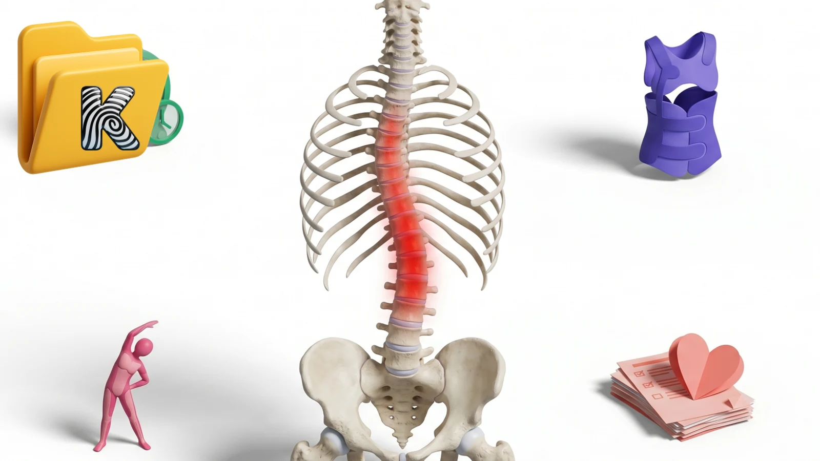 Scoliose idiopathique : le guide exhaustif (Adams, Cobb, classification Schroth/Rigo/Lenke, PSSE Schroth/SEAS, corset rigide TLSO, VBT, chirurgie)