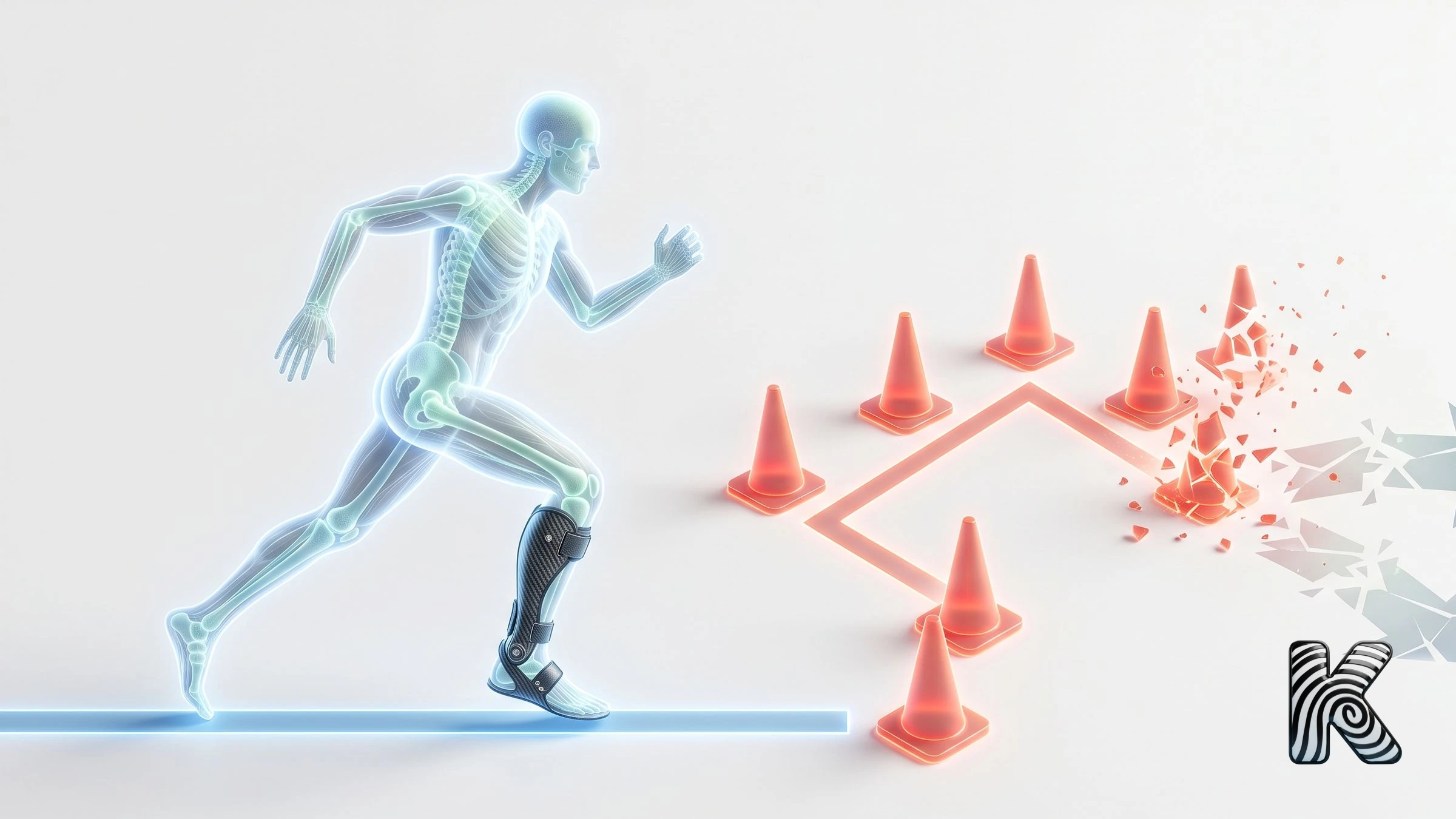 Orthèse dynamique et retour à la course : la ligne droite oui, l'agilité non